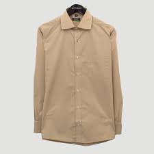 Camisa Manga Larga Beige